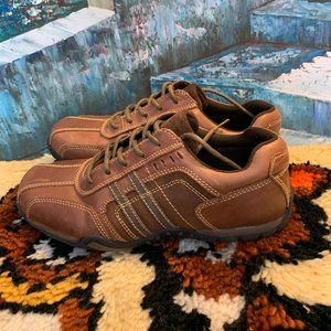 DayFive Wade Brown Leather Casual Lace up Shoes women's 9.5